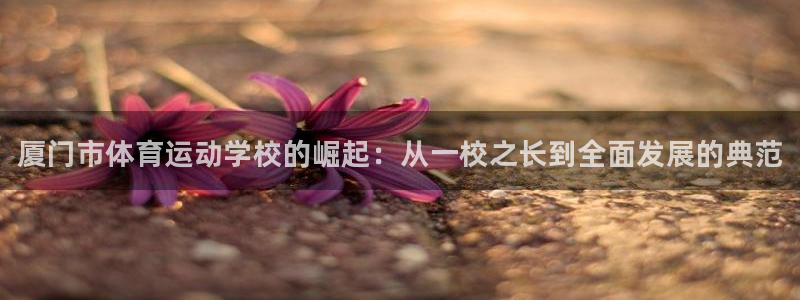 MK体育官方正版app集团官网首页网址：厦门市体育运